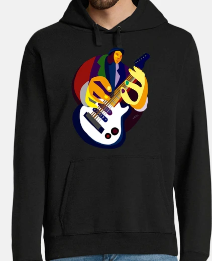 Sudadera Hombre, sudadera con capucha, negro