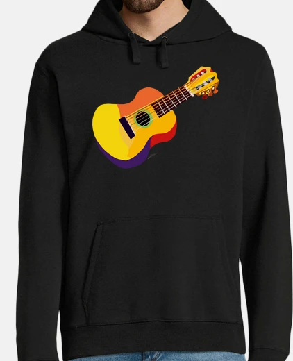 Sudadera Hombre, sudadera con capucha, negro