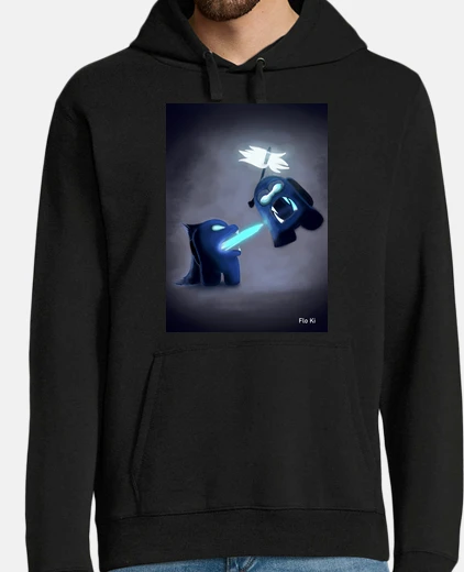 Sudadera Hombre, sudadera con capucha, negro