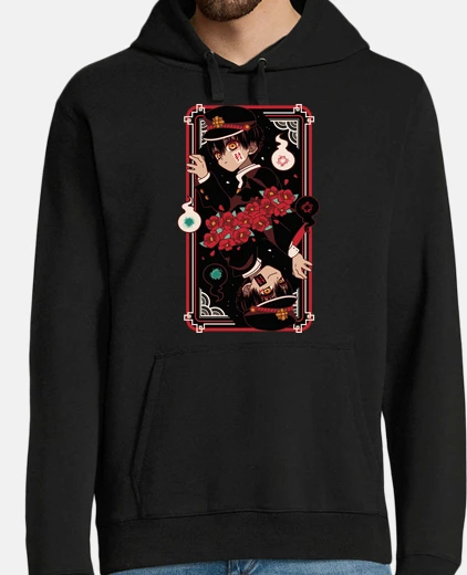 Sudadera Hombre, sudadera con capucha, negro