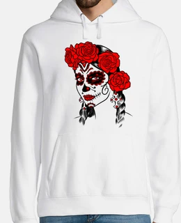 Hombre, jersey con capucha, blanco
