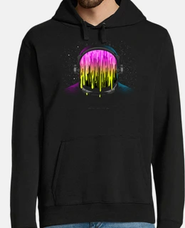 Hombre, jersey con capucha, negro