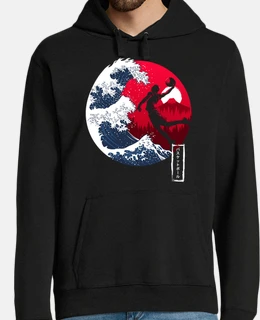 Hombre, jersey con capucha, negro