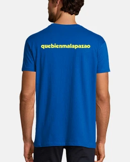 Hombre, manga corta, azul royal, calidad extra