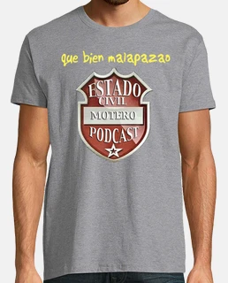 Hombre, manga corta, gris vigoré, calidad extra
