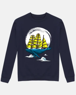 Hombre, sudadera, azul royal