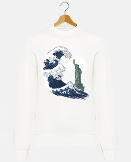 Hombre, sudadera, blanca