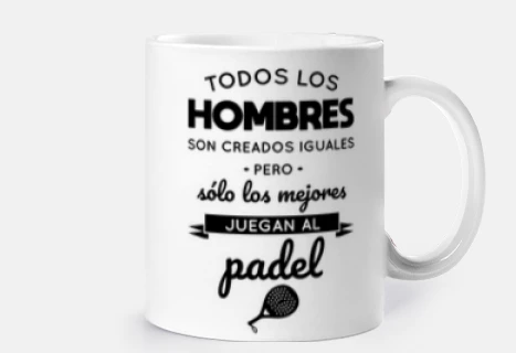 Hombres iguales mejores padel