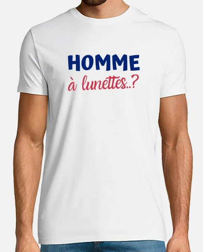 Tee-shirt Homme à lunettes humour allusion drôle