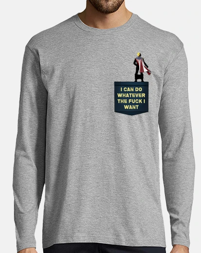 Tee-shirt homme à manches longues - poche homlander
