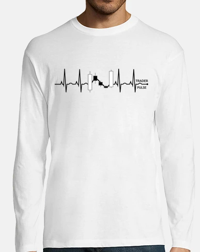 Tee-shirt homme à manches longues commerçant blanc