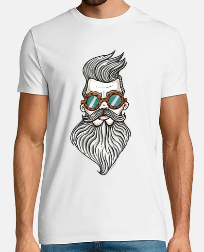Tee-shirt homme barbu.