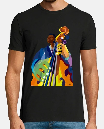 Tee-shirt homme contrebasse