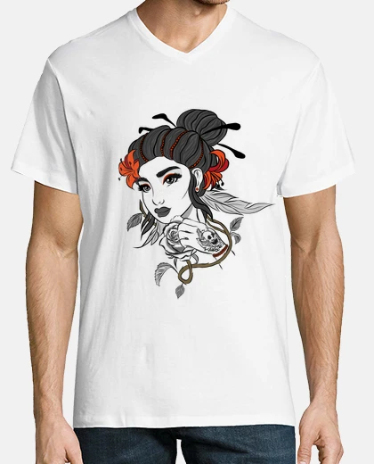Tee-shirt Homme, manche courte, col 