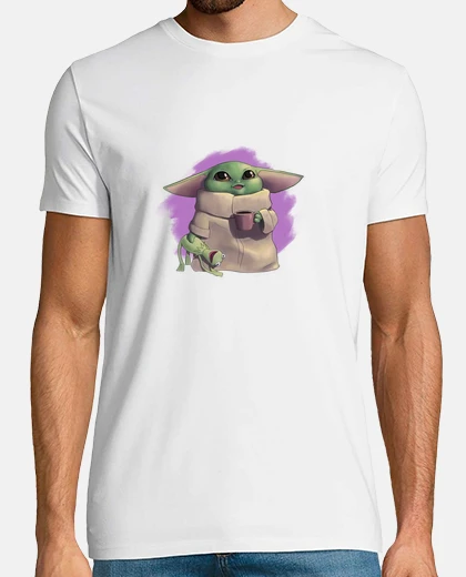 Tee-shirt homme, manches courtes - baby yoda
