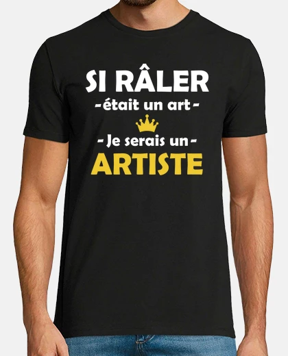 Tee-shirt Homme raleur grincheux grognon