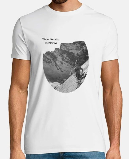 Tee-shirt homme veleta1, manches courtes, blanc, qualité extra