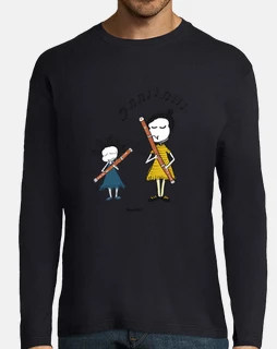 homme fagotistes, manches longues, bleu marine