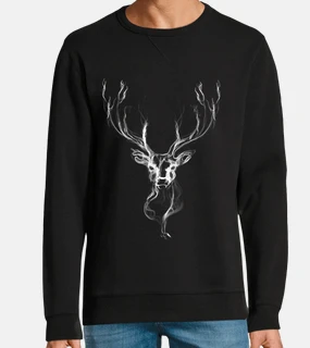 Homme, sweat, noir