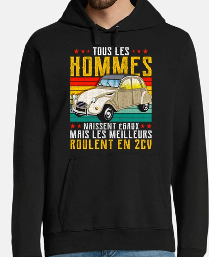 Sweat Hommes Avec Vintage Citroen 2CV