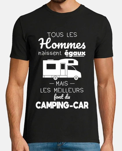 Tee-shirt Hommes égaux meilleurs camping-car
