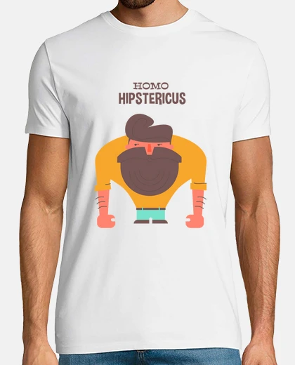 Tee-shirt homo hipstericus