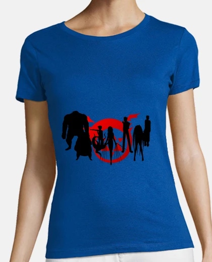 T-shirt homunculus donna di colore