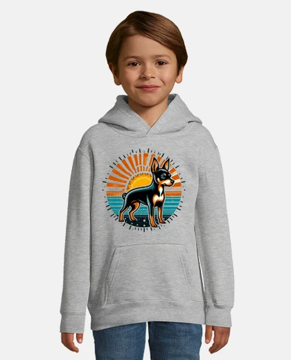 Kids hond in de zon