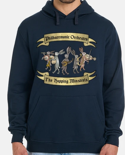 Sudadera Hopping Minstrels Orquesta de Conejos