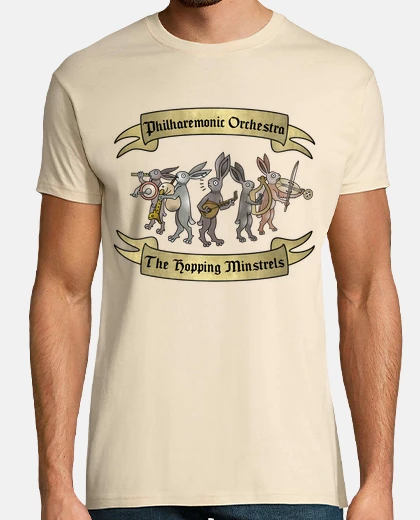 Camiseta Hopping Minstrels Orquesta de Conejos
