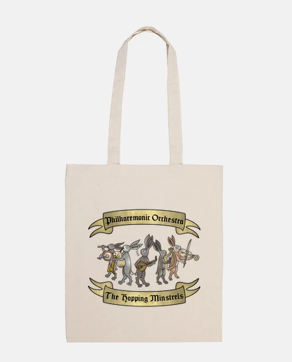 Bolsa Hopping Minstrels Orquesta de Conejos