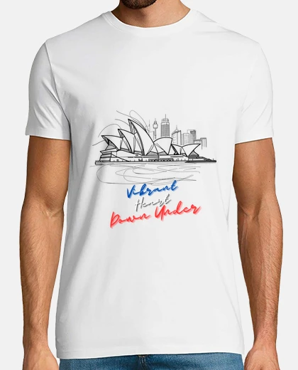 Tee-shirt horizon minimaliste et dynamique de Syd