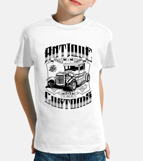 Ropa Hot Rod - Antique Customs (negro)