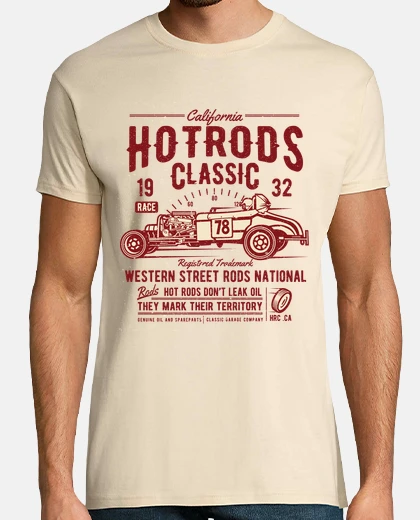 T-shirt hot rod classici