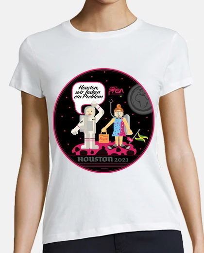 Playera houston wir haben ein problem t-shirt