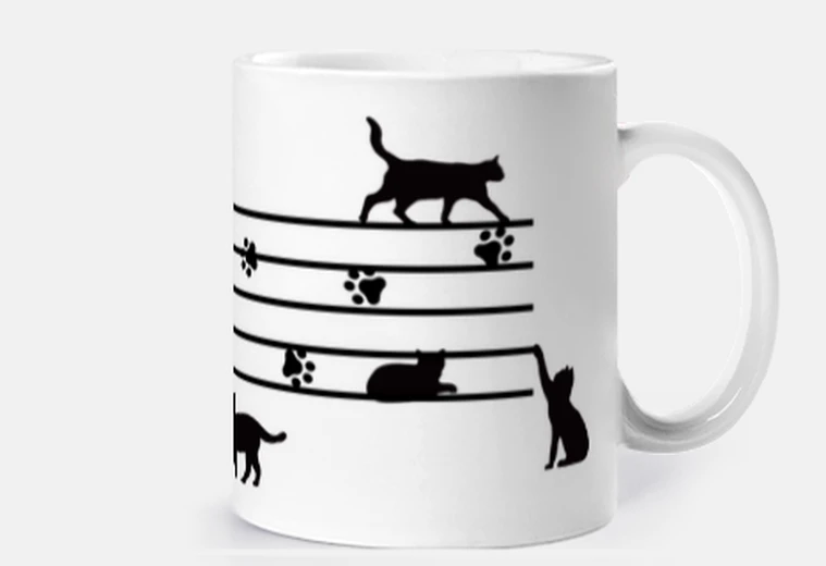 Tazza hu lei 39s gatto o sheet music