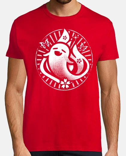 Camiseta Hu Tao Ghost Pyro Emblem