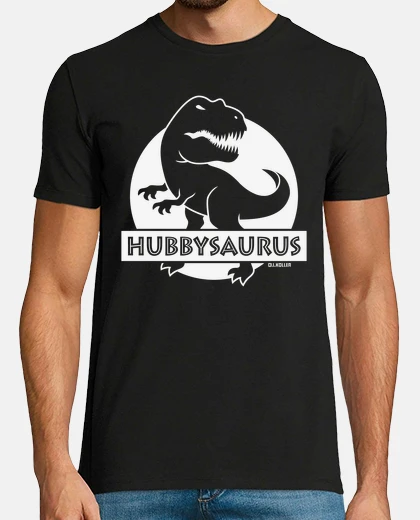 Tee-shirt hubbysaurus - meilleur mari - neg