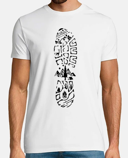 Camiseta Huella montaña