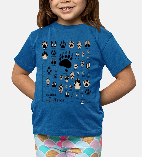 Ropa Huellas de mamíferos ibéricos n. común (