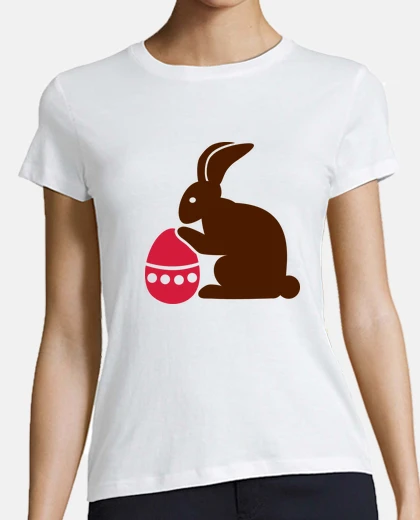 Playera huevo de pascua del conejito