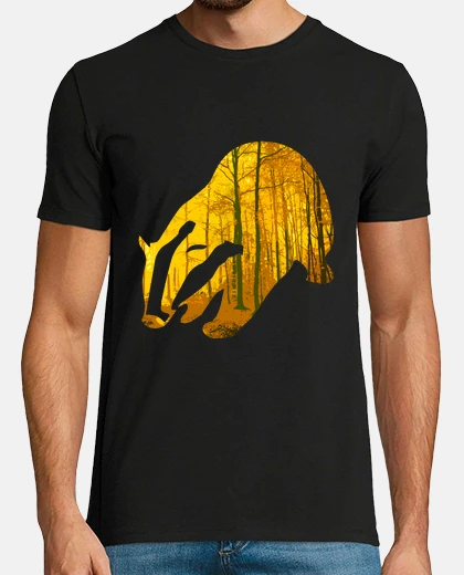 Camiseta Hufflepuff forest