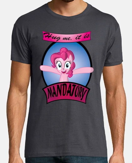 Camiseta Hug me, it is MANDATORY