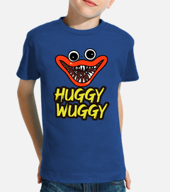 BKXFSUS Poppy Playtime T-Shirt Rundhalsausschnitt Huggy wuggy T-Shirt für Kinder Kurzarm Top 9-140cm Unisex-Aktivbekleidung für Jungen und Mädchen 