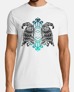 hugin y munin nórdico cuervo vikingo