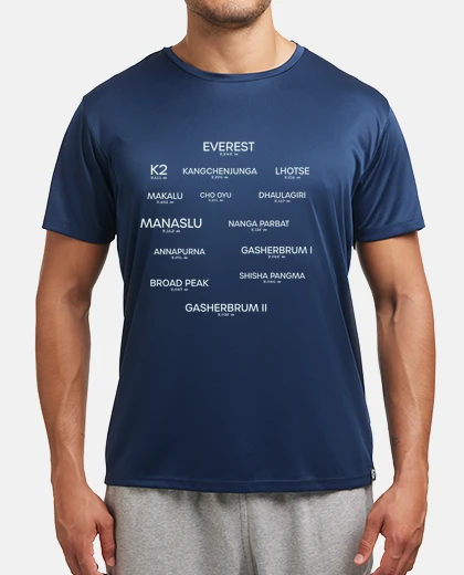 Tee-shirt huit mille blancs