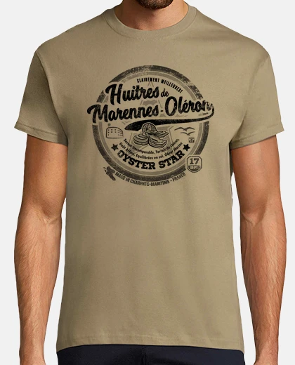 Tee-shirt Huîtres de Marennes-Oléron