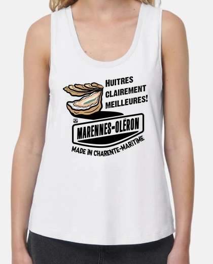 Tee-shirt Huitres Marennes Oléron