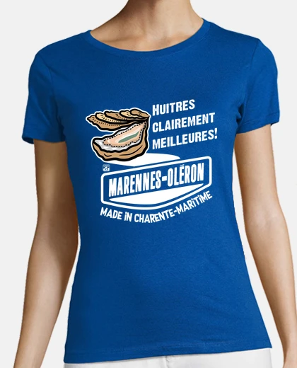 Tee-shirt Huitres Marennes Oléron