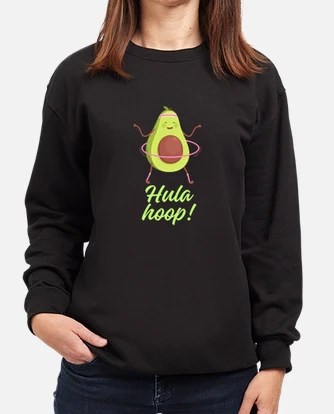 Avocado hula hoop hoodie sale